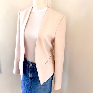 Topshop Soft Pink Peach Nude Blazer Size 4